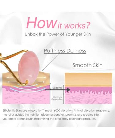 Gua Sha Rose Quartz Stone & Jade Roller Set - Anti-Aging Face Massager for Rejuvenation & Skin Care - Gift Box Included - Buy Online on GoSupps.com