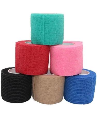 Self Adhesive Elastic Bandage Wrap - Cohesive Stretch Tape for Sports & Fitness | Ideal for Ankle Support & Athletic Performance - Buy Online on GoSupps.com