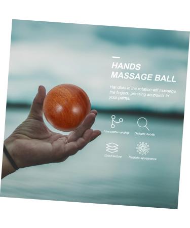 Beavorty Rot 2-St Health Ball - Wooden Handball Foot Massager for Fitness | Retro Red Rosewood 5.5x5.5cm Gift for Feet Care - Buy Online on GoSupps.com