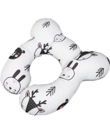 Baby Car Seat Travel Neck Pillow - Cute Cartoon Infant Head Support Cushion - Buy Online on GoSupps.com