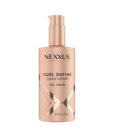 Nexxus Climate Control Gel Cream Curl Define for Cashmere Curls with StyleProtect Technology 8 oz