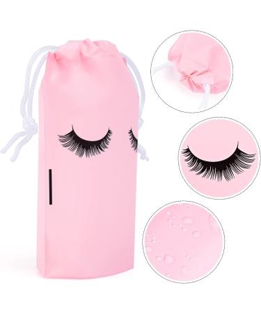 MAGEFY 50 Pieces Pink Eyelash Aftercare Bags - Portable Drawstring Packaging for Lashes Business - Ideal Gift for Girls and Women - 6 x 4 Inches - Buy Online on GoSupps.com