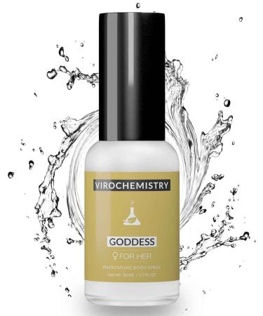 Pheromones For Women (GODDESS) Body Spray - Elegant Ultra Strength Organic Human Pheromones Fragrance Body Spray 50mL - Human Grade Pheromones to Attract Men  - Buy Online on GoSupps.com