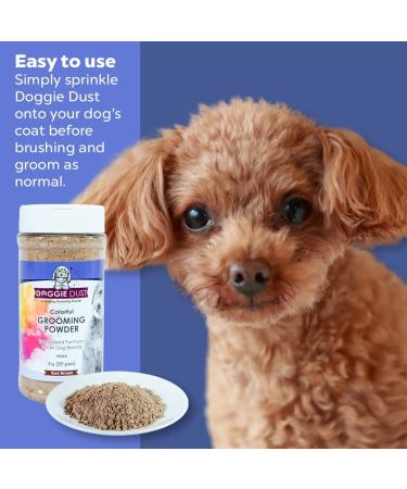 Doggie Dust Grooming Powder - Easy Brushing Solution for Dog Mats and Tangles - Buy Online on GoSupps.com