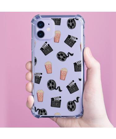 Movilshop Anti-Shock Case for Poco X6 Pro 5G Film and Series Film and Popcorn Reinforced Corner Silicone 1.5 mm Thickness Flexible Transparent Bumper Gel TPU - Buy Online on GoSupps.com