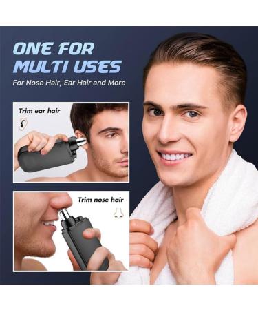 LONGLUAN Gelmalls Nose Trimmer Portable Nose Hair Trimmer Painless & Precision 2024 New Rechargeable Portable Nose Hair Trimmer Washabl Easy Cleansing Nose Hair Trimmer for Travel (Blue) - Buy Online on GoSupps.com