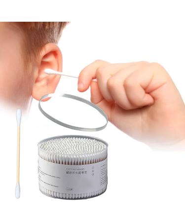 Sharplace Pack of 500 Disposable Cotton Swabs - Wooden Cleaning Sticks for Care & Hygiene - Buy Online on GoSupps.com