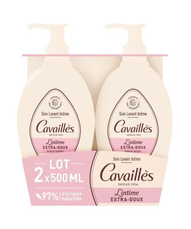 ROGE CAVAILLES Rog Cavaill s 2 x Extra Gentle Intimate Care 500ml Bottles