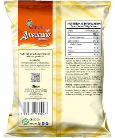 Americano Hot Buffalo Wing Pretzel Pieces 10 x 100g - Delicious Vegetarian Snacks - Buy Online on GoSupps.com