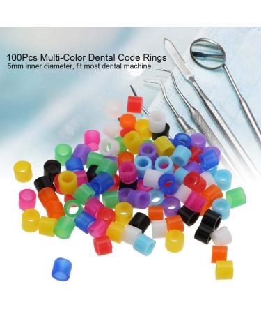 100 Pcs Orthodontic Codering Dental Identification Rings - Multi-Colored Code Rings for Effective Orthodontic Methods - Buy Online on GoSupps.com