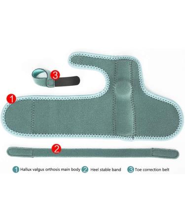 Bunion Corrector Adjustable Splint for Pain Relief - Valgus Big Toe Joint Support with Soft Pads - Toe Spacers and Straightener - Right Size - Buy Online on GoSupps.com
