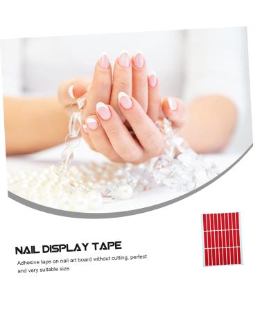 minkissy 5 Sets Display Board Tape Double Adhesive Manicure Tape Nail Pusher Removable Mounting Tape Nail Art Showing Tape Nail Display Stand Strip Adhesive Tape Crystal Accessories 5.9x1x0.2cm - Buy Online on GoSupps.com