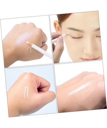 2Pcs Eyebrow Pencil White Eyeliner Eyebrow Contour Pen Versatile Makeup Highlighter - Buy Online on GoSupps.com