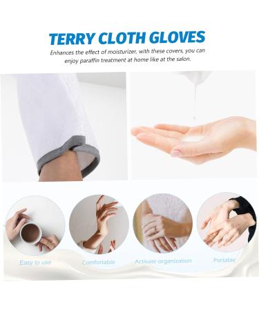 FOMIYES 5 Pairs Waxing Gloves Nail Art Manicure Gloves Hand Treatment Mitt Gloves for Hot Wax Paraffin Wax Bath Mitts Hand Mitt Moisturizing Gloves Paraffin Wax Mitt Mittens Towel Hand Wax - Buy Online on GoSupps.com