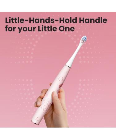 Oclean Kids Electric Toothbrush | Rechargeable, Soft Bristles, Child-Friendly | Ultra Quiet & Smart Timer | IPX7 Waterproof | Ages 6+ (Pink) - Buy Online on GoSupps.com