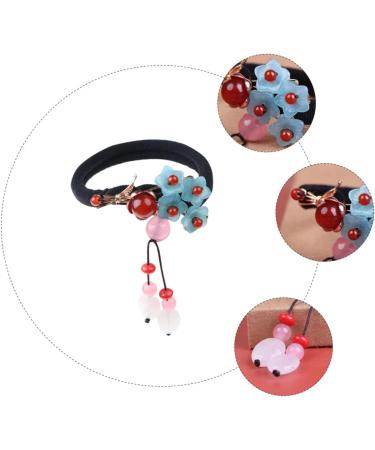 minkissy 1pc Vintage Hair Tie Hanfu Hair Accessories Chinese Hair Accessories Decorative Hair Ties Bead Hair Ties Pearl Hair Cosplay Hair Accessorie Agate Hair Rope Lady Hair Bands Headgear - Buy Online on GoSupps.com