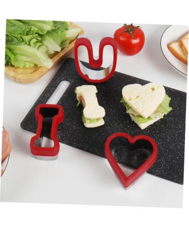 Zerodeko 9 Pcs Valentine's Day Stencils Reusable Cake Mold Kitchen Chocolate Molds Valentines Day Cookie Cutters Letter Stamps for Clay Cookie Mold Sandwich Die Cutting Stainless Steel Red - Buy Online on GoSupps.com