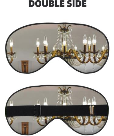 SSIMOO Ball Room Chandelier Sleep Mask - Adjustable Breathable & Fashionable Eye Mask for Comfortable Sleep | International Shipping - Buy Online on GoSupps.com