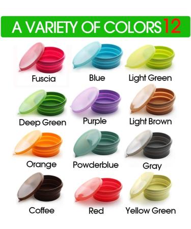 ME.FAN Silicone Collapsible Bowls - 27oz 2 Pack with Lids - Portable Food Storage Containers - Silicone Folding Travel Bowl Set - Buy Online on GoSupps.com