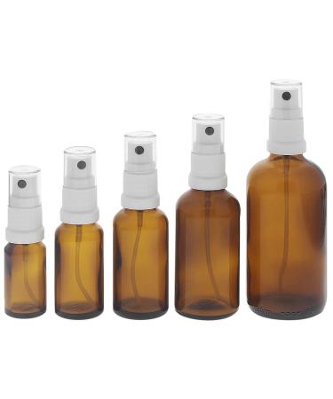 Buy Brown Glass Spray Bottles - 50ml Atomizer with Pump for Perfumes | Kosmetex - Buy Online on GoSupps.com
