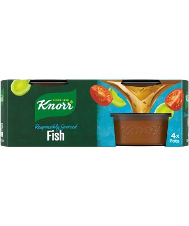 Gluten Free Stock Pot Bundle which Contains Knorr Fish Stock Pot 4x28g - Pack of 2 including Grocery List Card - Buy Online on GoSupps.com