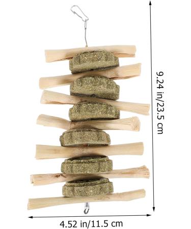 BUGUUYO Pet Chewing Playthings Oral Chew Wooden Rabbit Chew Snack Guinea Pig Chew Snack - Buy Online on GoSupps.com