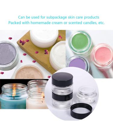 6x30ml Refillable Glass Cosmetic Containers | Empty Travel Pots for Creams Lotions & Powders - Buy Online on GoSupps.com