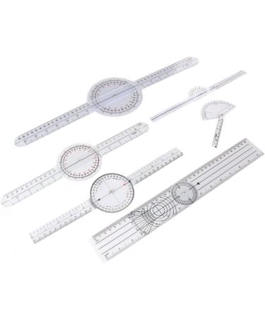 Medical Goniometer 6PCS 6 8 10 Inch Finger Goniometer Light Weight for Physical Therapists - Buy Online on GoSupps.com