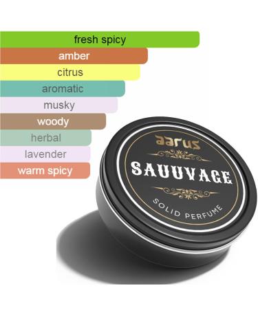 BlueQueen Solid Perfume with Cedar Wood Clary Sage Vetiver Sandalwood Cologne Balm for Men And Women Cologne Balm Travel Cologne Wax India (Sauuvage Solid Perfume) - Buy Online on GoSupps.com