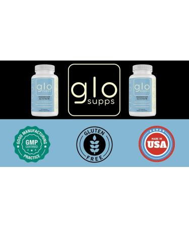Glo Supps Magnesium Glycinate | Stress Relief, Sleep & Heart Health Support | 60 Capsules - Buy Online on GoSupps.com