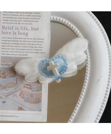 hgnxa Gothic Angel Wing Hair Clip Aesthetics Sweet Heart Hairpin Barrettes Bobbypins Hair Accessories for Side Bangs - Buy Online on GoSupps.com