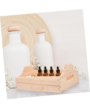 Healeved Essential Oils Storage Box - Wooden Dispenser & Presentation Stand for Travel | Premium Quality Massivwood Container - Buy Online on GoSupps.com