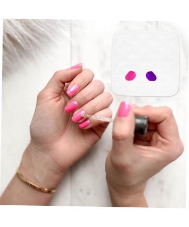 MERRYHAPY MERRYHAPY Nail Eyeshadow Clean Makeup Mix Easy Clean Paint Tray Gel Mixing Palette Color Mixing Tray Color Mixing Plate - Buy Online on GoSupps.com