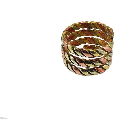 Tibetan Three Metal Spiral Healing Medicine Ring - Unisex Relief for Arthritis and Tendon Pains - Buy Online on GoSupps.com