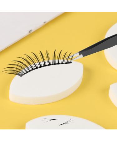 Buy MIDELONG Lash Sponges - Eye-Shaped Disposable Makeup Sponge for Eyelash Extensions - 10 Pack for Beginners | International Shipping Available - Buy Online on GoSupps.com