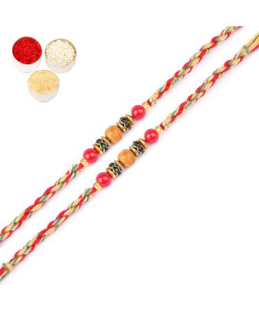 Ghasitaram Gifts Rakhis Online-Set of 2- 4122 Rakhi Thread