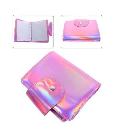 Lurrose Nail Art Kit - Square Stand Holder Pressure Template Stamper & Storage Bag - Pink PU for Manicure & Nail Plates - Buy Online on GoSupps.com