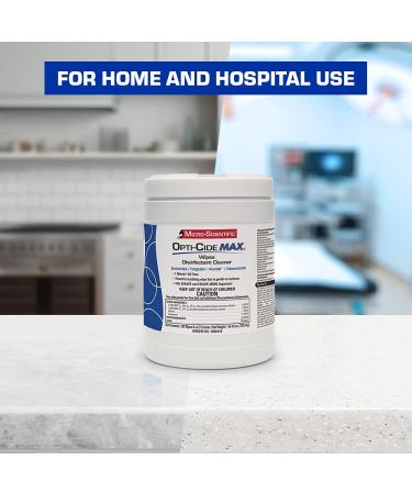 Micro-Scientific M60034 Disinfectant Cleaner - 160 Wipes | Opti-Cide Max Surface Cleaning Wipes - Buy Online on GoSupps.com