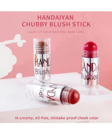 Blush stick mewmewcat Blush Sticks for Cheeks and Lips Chubby Cream Blush Highlight and Matte Colors 7 - Buy Online on GoSupps.com