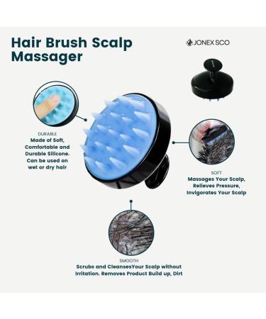 Rosemary Mint Shampoo Leave In Conditioner and Oil Bundle with JONEX SCO Scalp Massager Hair Brush and Wide Tooth Detangling Styling Hair Comb (5 items) - Buy Online on GoSupps.com