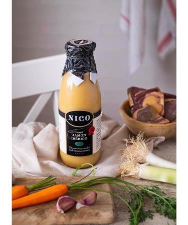 NICO JAMONES NICO - Pack of 2 units of broth 750 ml + 2 units of creams 500 ml - Buy Online on GoSupps.com