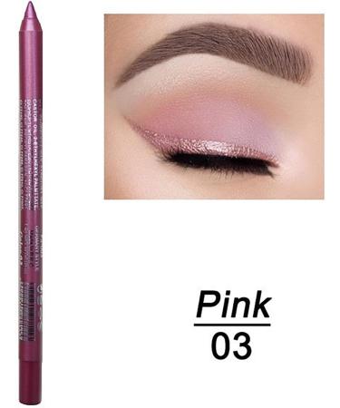Smudge Proof Eyeliner Smudge Proof Quick Dry Waterproof Eyeliners | Easy to Apply Gentle Makeup for Holiday Women Girls Cosmetic for Travel Wedding Pochy Pink - Buy Online on GoSupps.com