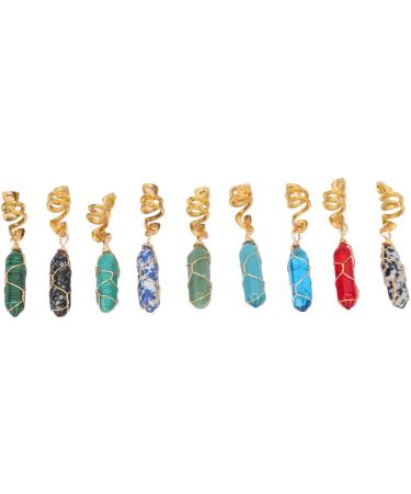 Dreadlocks Hair Jewelry Set with Storage Box Hair Braid Rings for Various Hairstyle Stylish Hair Coils for Hair Decoration Gifts for Women Girls Kids - Buy Online on GoSupps.com