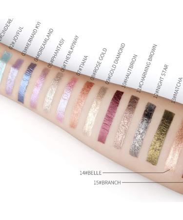 Beaupretty Glitter Liquid Eyeliner Liquid Cosmetics Supplies Waterproof Sparkling Makeup Eyeliner Eye Shadow for Women Girls 04 Picture 4 - Buy Online on GoSupps.com
