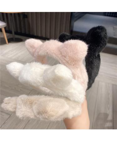 TQUXNGA Cat Ear Hair Hoop Woman Casual Skincare Makeup Headband for Home Travel s Cosplay Hair Accessories Black - Buy Online on GoSupps.com