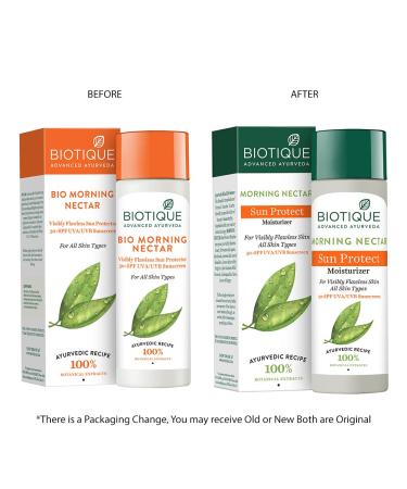 Biotique Morning Nectar Lotion SPF 30 - Lightening & Nourishing UVA/UVB Protection - Buy Online Internationally - Buy Online on GoSupps.com