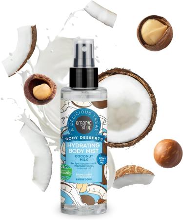 ORGANIC SHOP Body Deserts COCONUT MILK HIDRATERENDE Lichaamsspray 200 ml - Buy Online on GoSupps.com