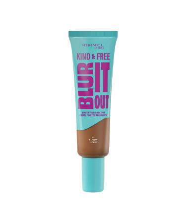 Rimmel Rimmel London Kind & Free Blur It Out Full Coverage Foundation 607 Mahogany shine control all day long light matte finish 30 ml