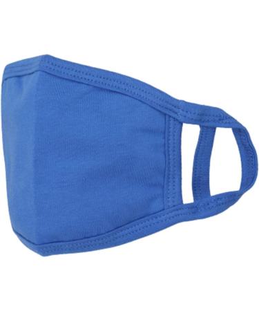 Unisex Royal Blue Cotton Face Masks for Children - Protection from Pollution | 14cm x 10cm | Shop Now - Buy Online on GoSupps.com
