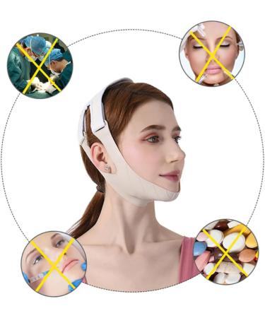 Beatifufu 1pc Thin Face Belt Bandage Cheek Belt Chin Lift Bandage Face Lifter Strap Mask - Buy Online on GoSupps.com